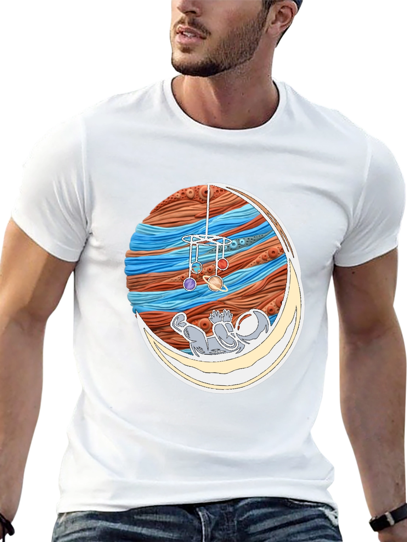 Astronaut Moon Nap T-Shirt