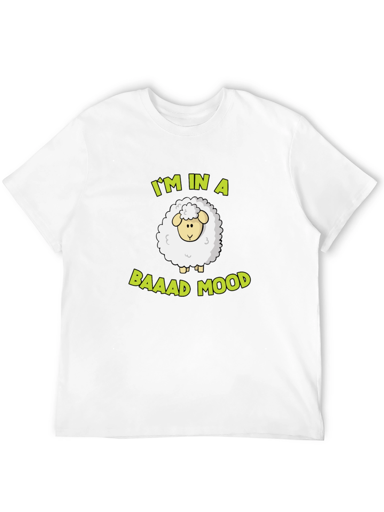 Baaad Mood Sheep T-Shirt - Funny Graphic Tee