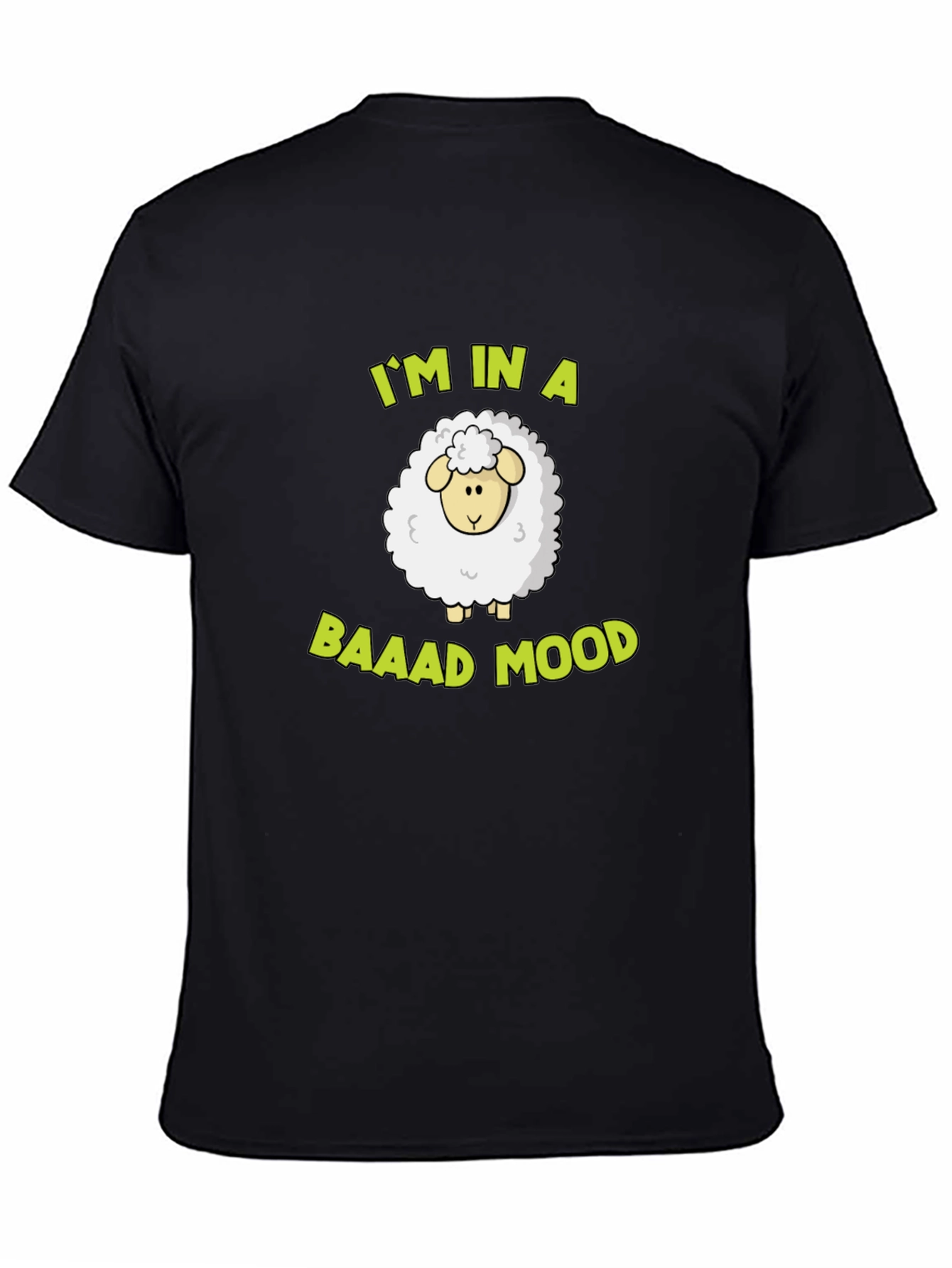 Baaad Mood Sheep T-Shirt - Funny Graphic Tee