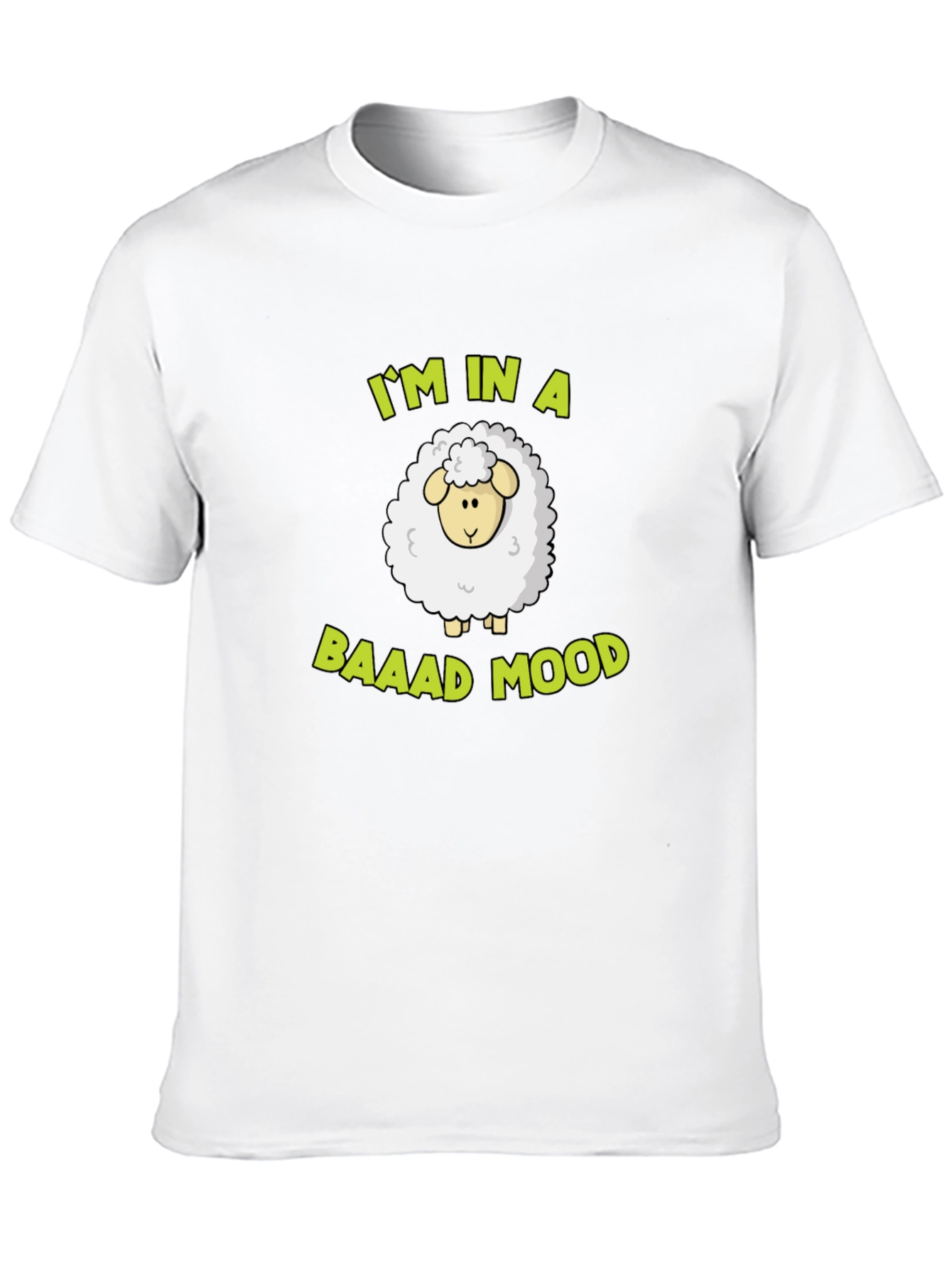 Baaad Mood Sheep T-Shirt - Funny Graphic Tee