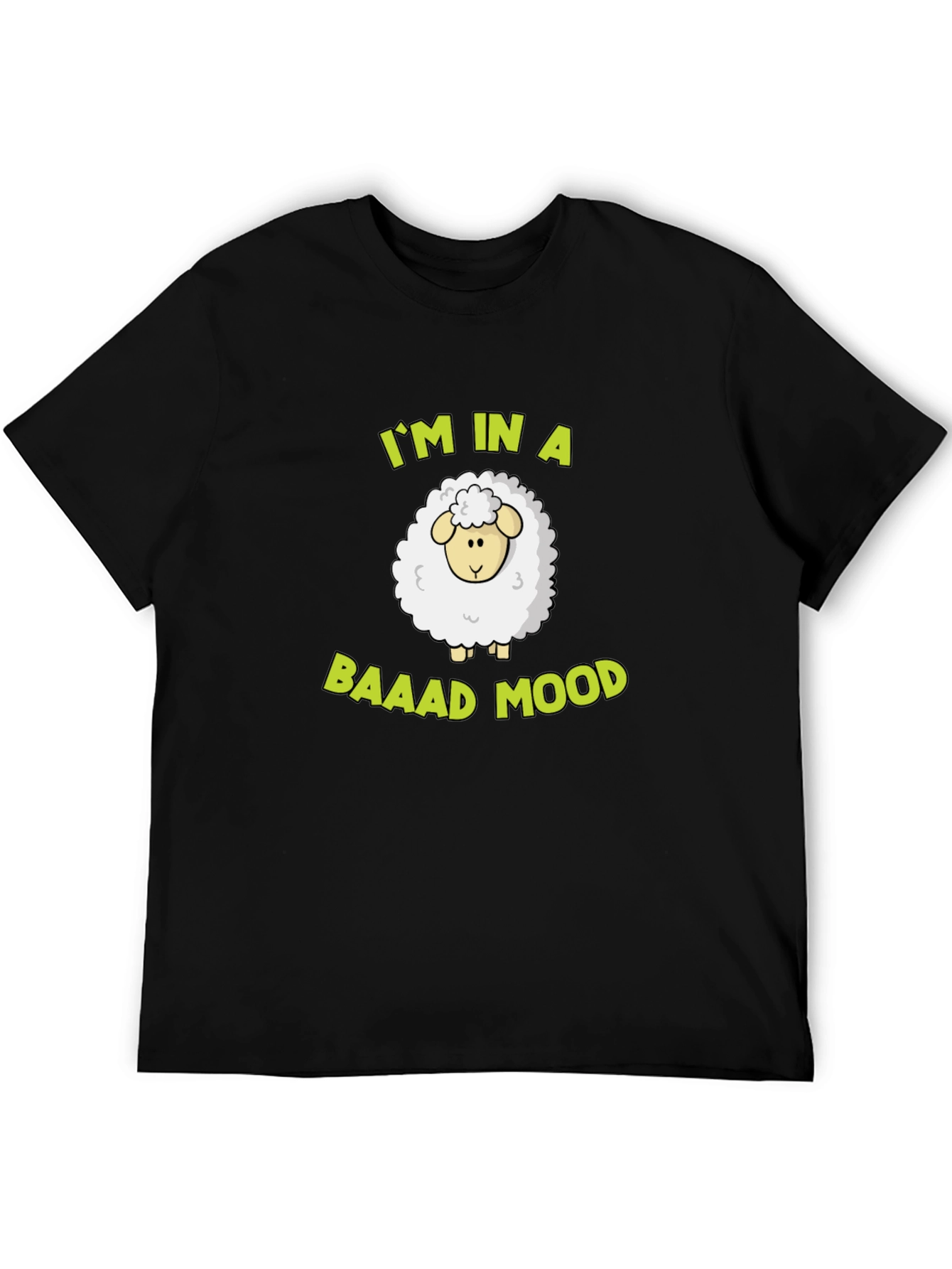 Baaad Mood Sheep T-Shirt - Funny Graphic Tee
