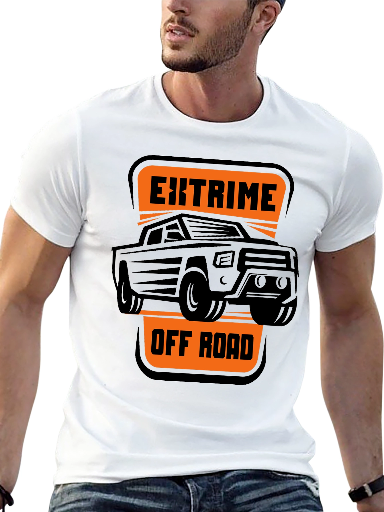 Extreme Off Road Black Graphic Tee