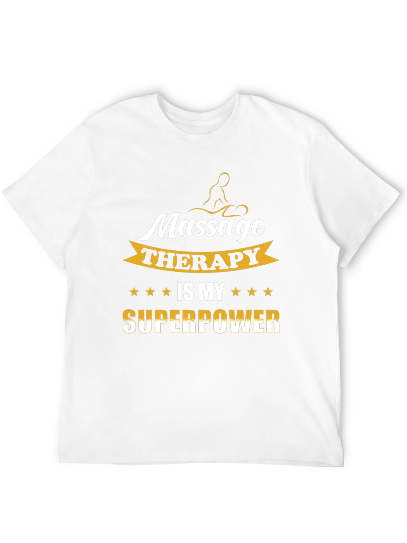 Massage Therapy Superpower Black T-Shirt