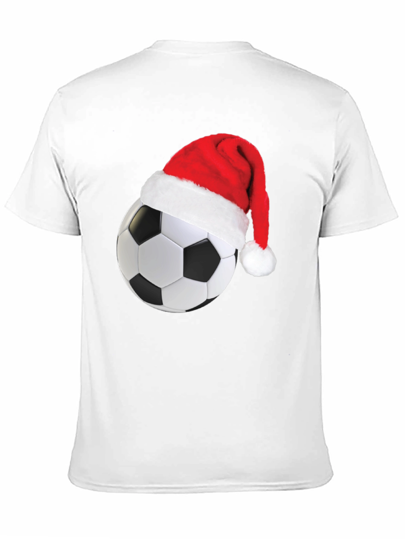 Festive Soccer Ball Christmas T-Shirt
