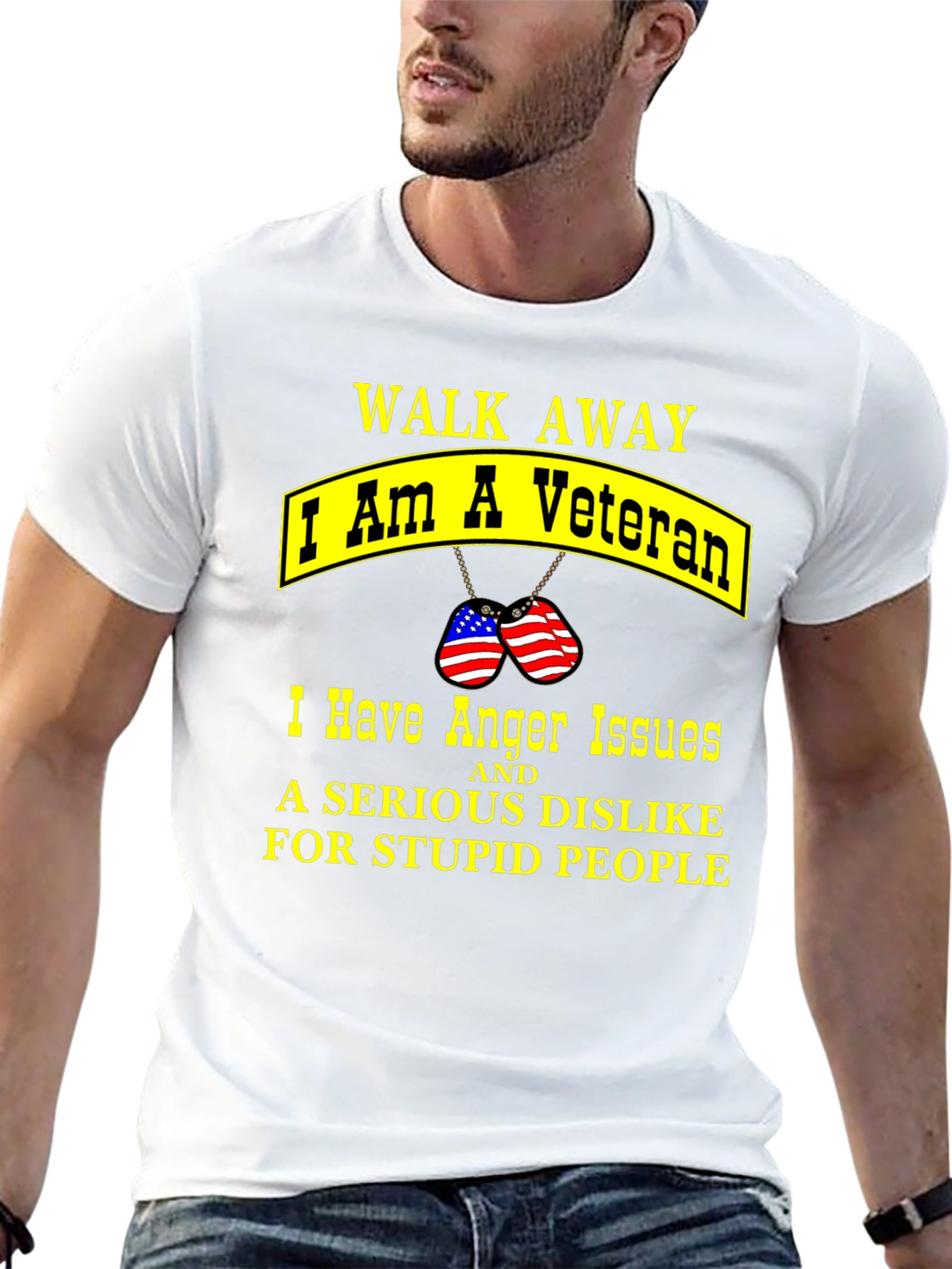 Veteran Anger Issues Graphic T-Shirt