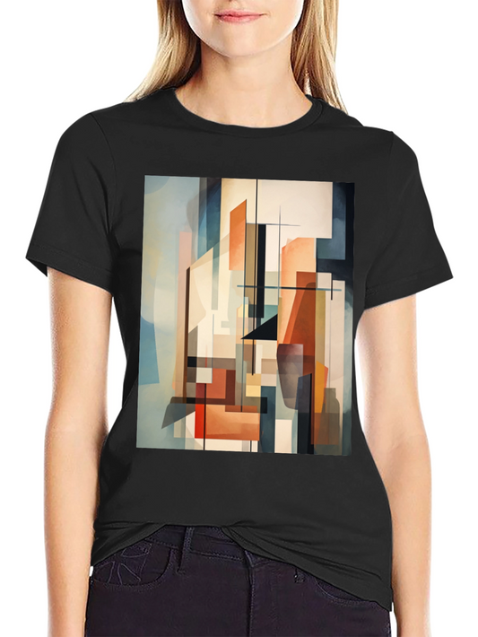 Abstract Art Graphic Tee - Modern Style