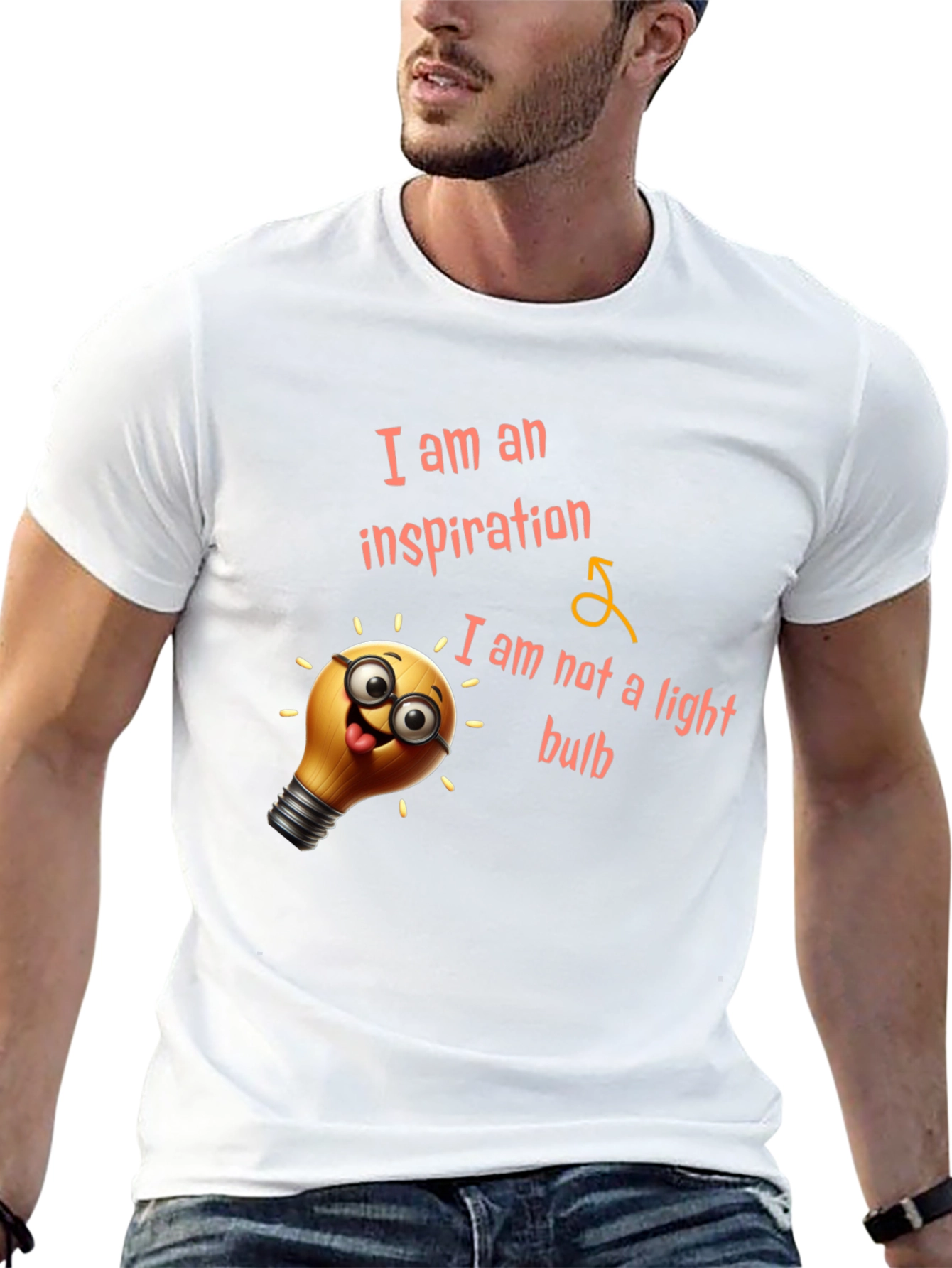 Funny Lightbulb Inspiration Graphic Tee
