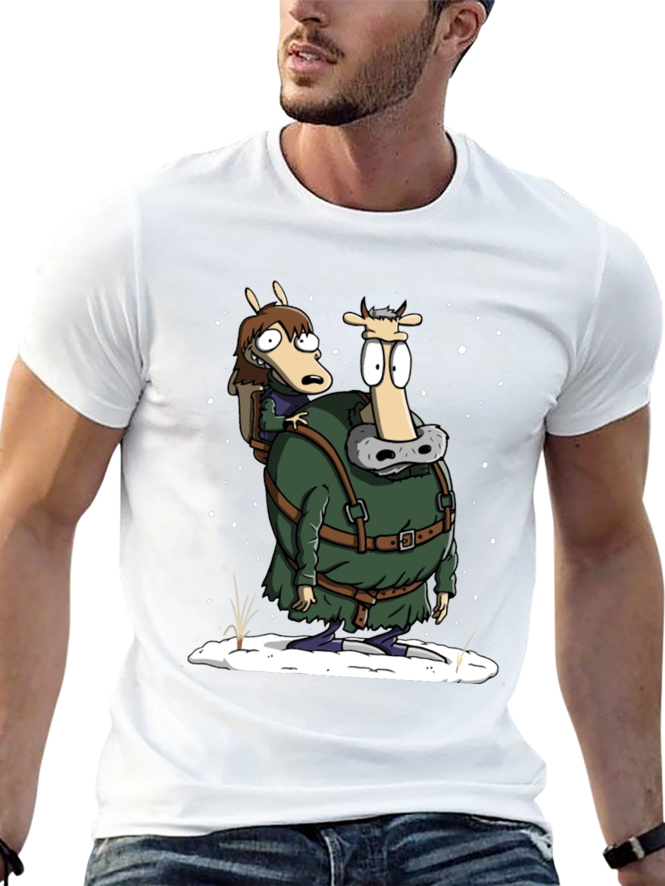 Rockos Modern Life Cartoon T-Shirt