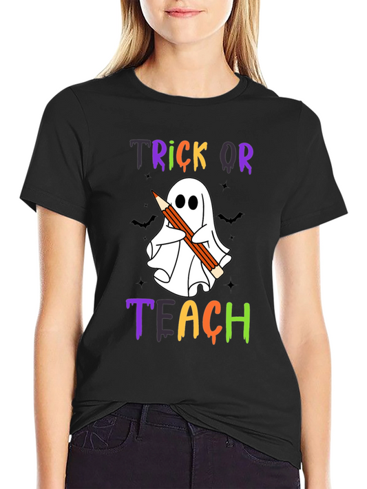 Trick or Teach Ghost T-Shirt