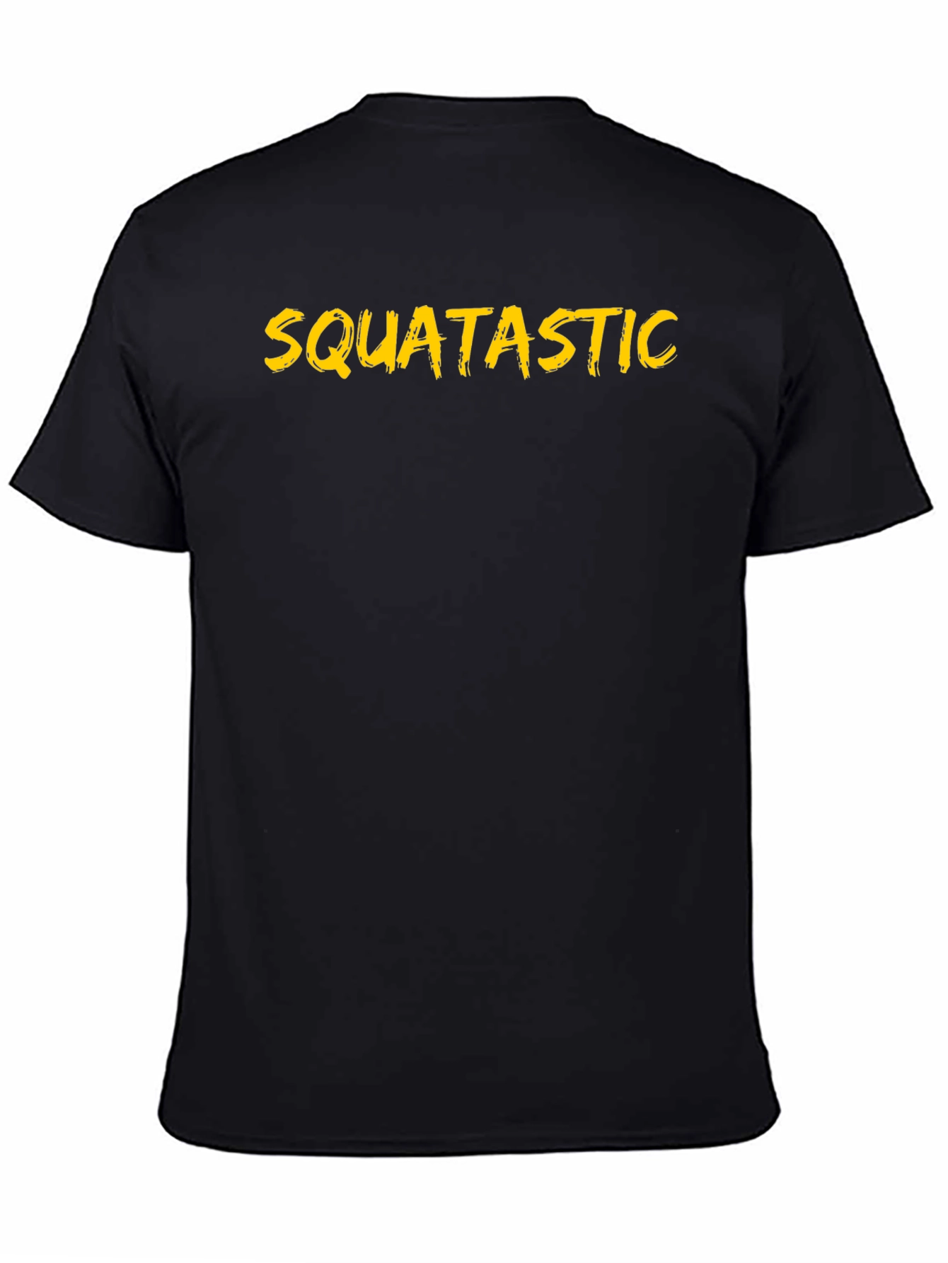 Squatastic Black Crew Neck T-Shirt
