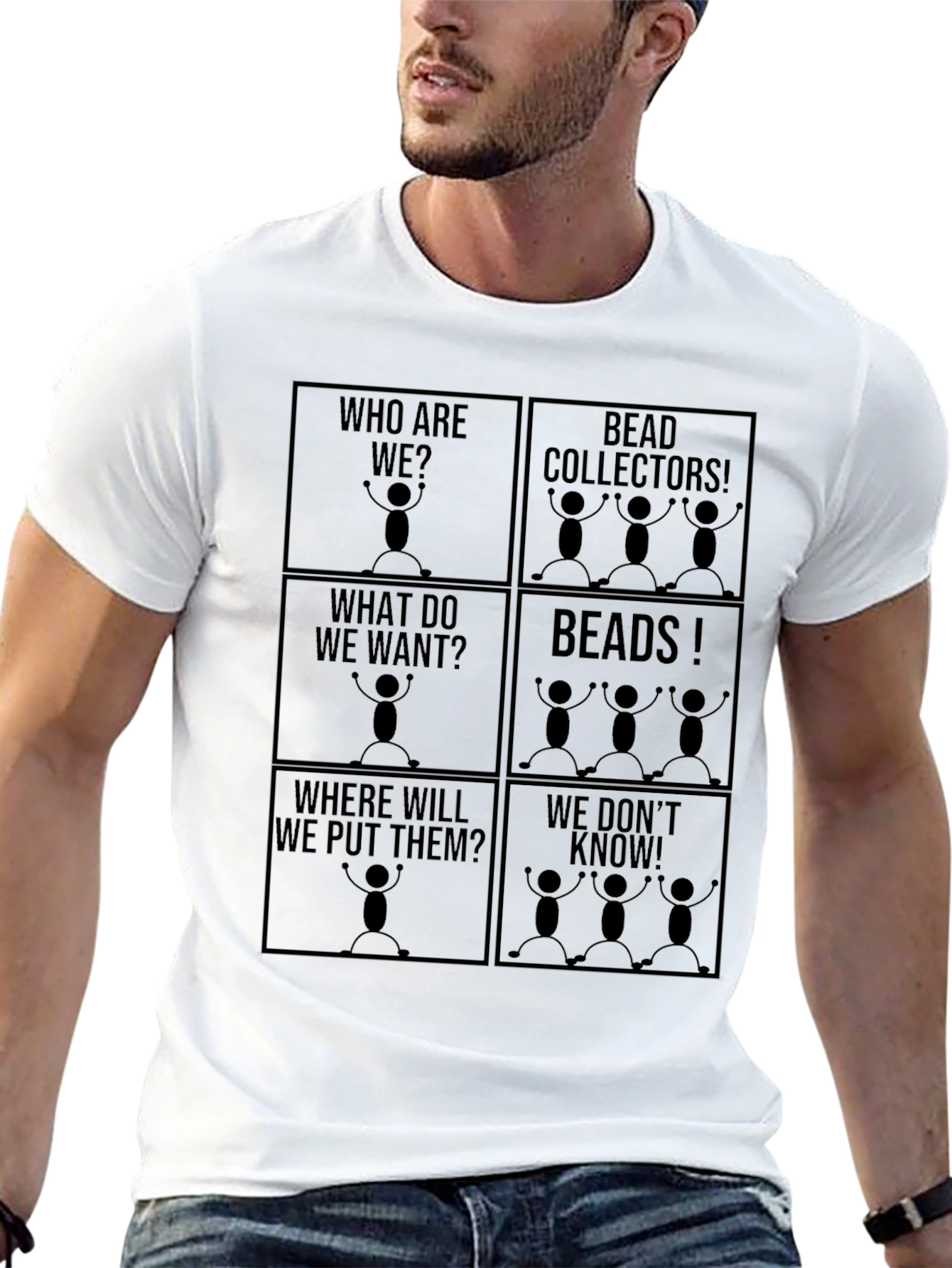 Bead Collector T-Shirt - Funny Graphic Tee
