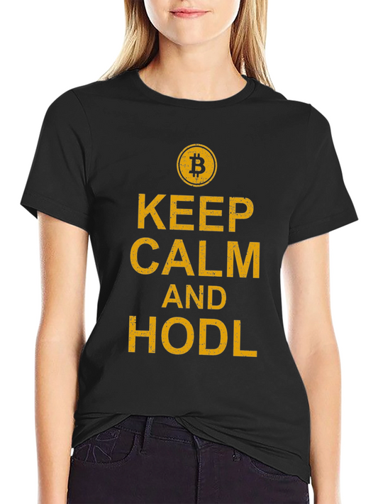 Keep Calm & HODL Bitcoin T-Shirt