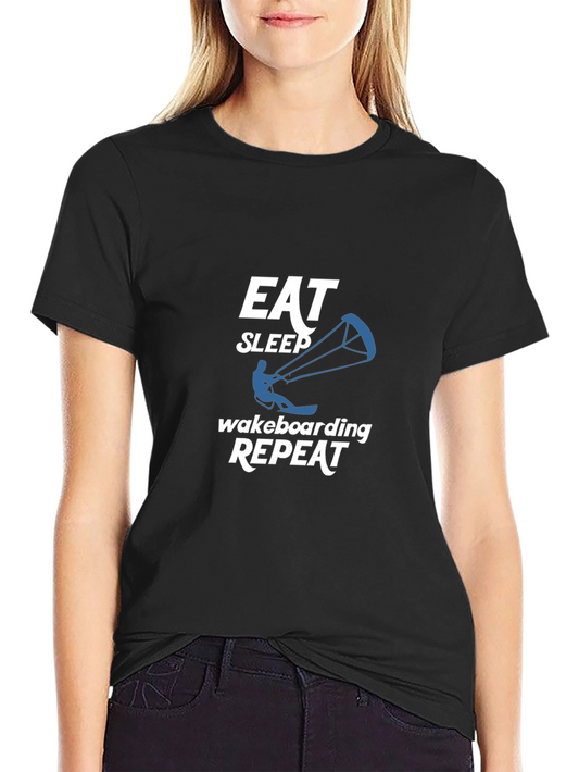 Eat Sleep Wakeboarding Repeat T-Shirt