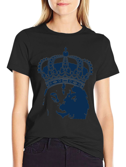 Royal Dog Graphic T-Shirt - Black