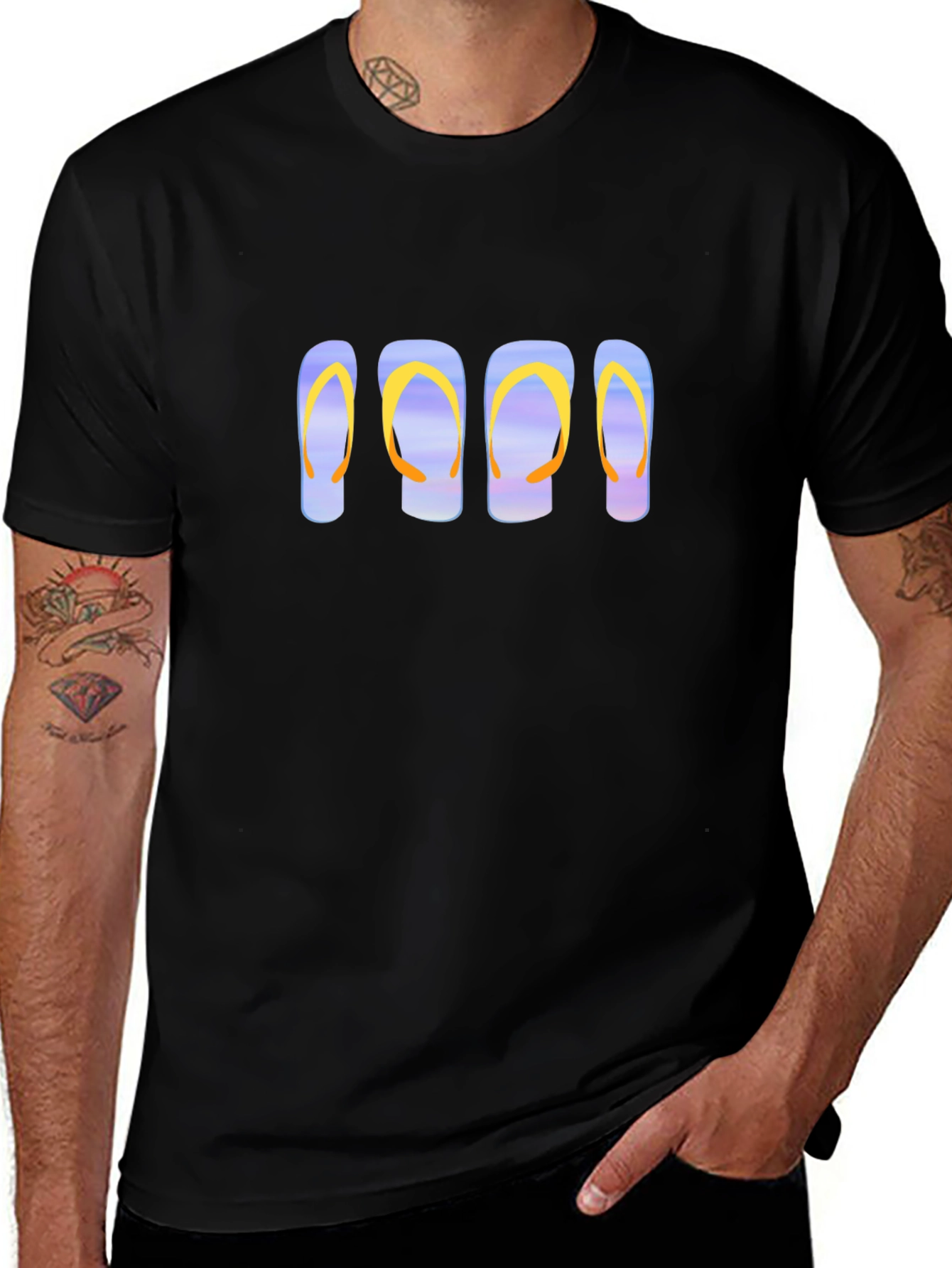 Cool Flip Flop Graphic T-Shirt