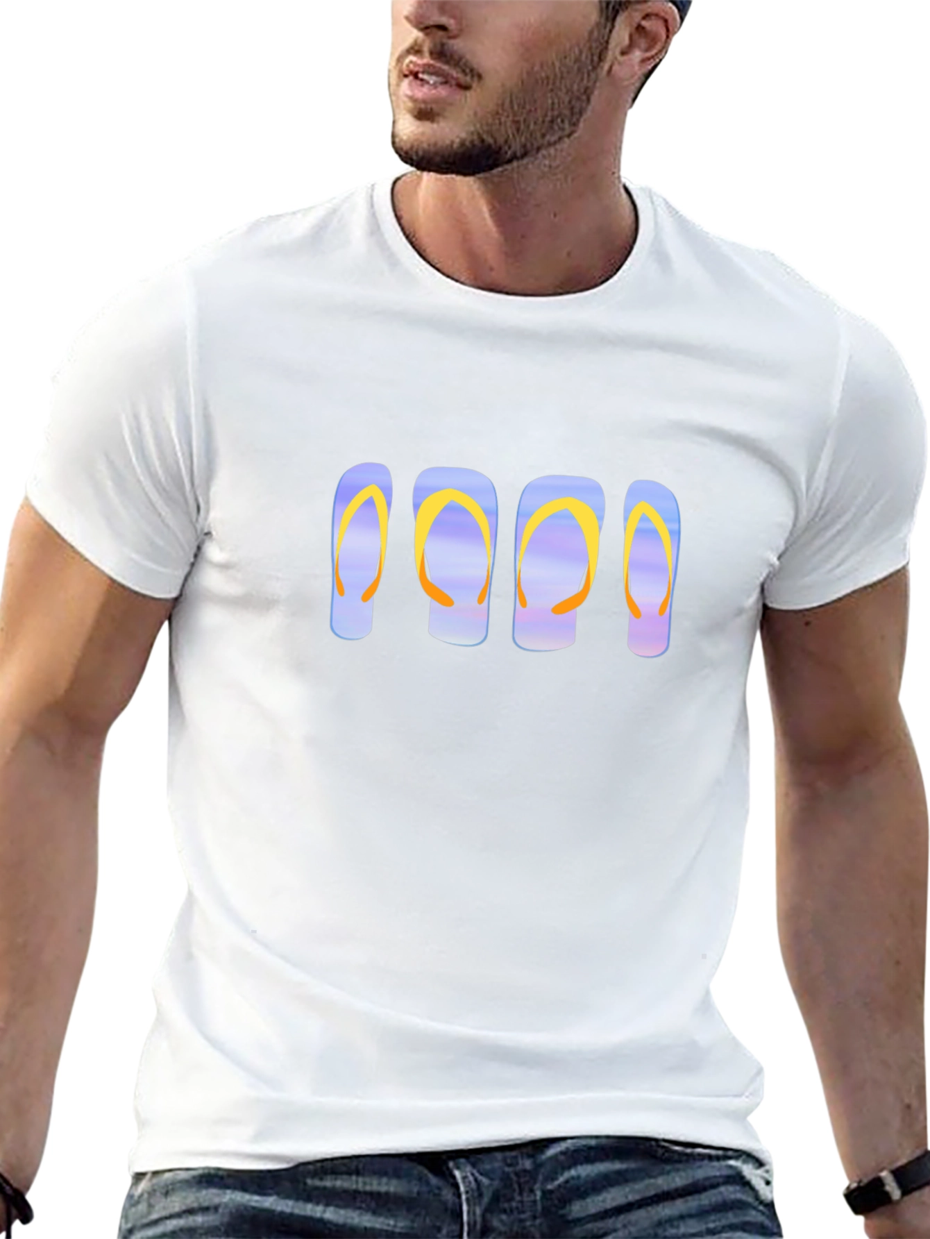Cool Flip Flop Graphic T-Shirt