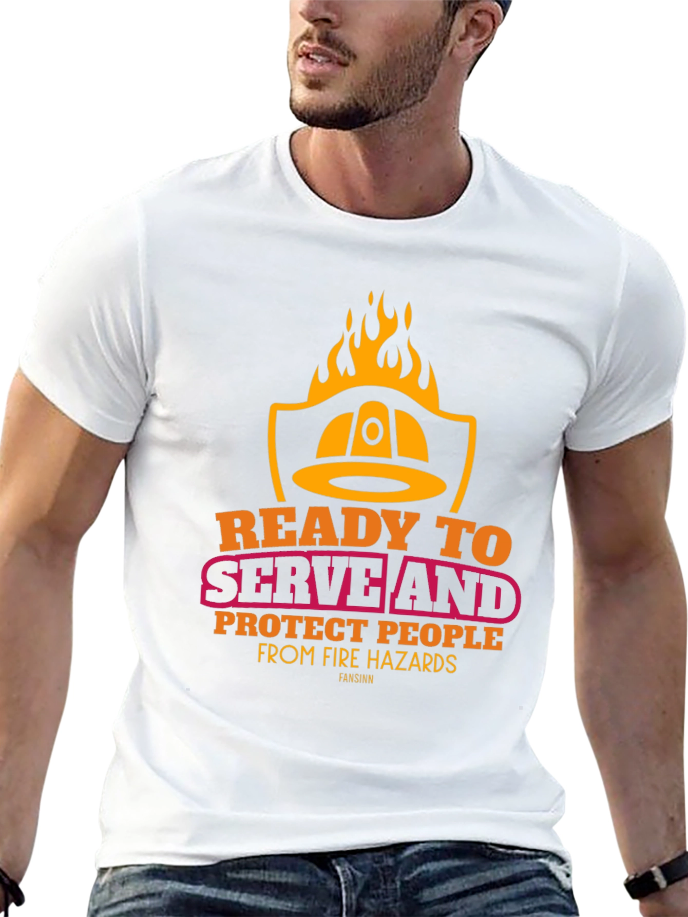 Firefighter Graphic Tee - Ready to Serve