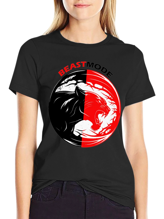 Beast Mode Black T-Shirt - Gym Workout Motivation