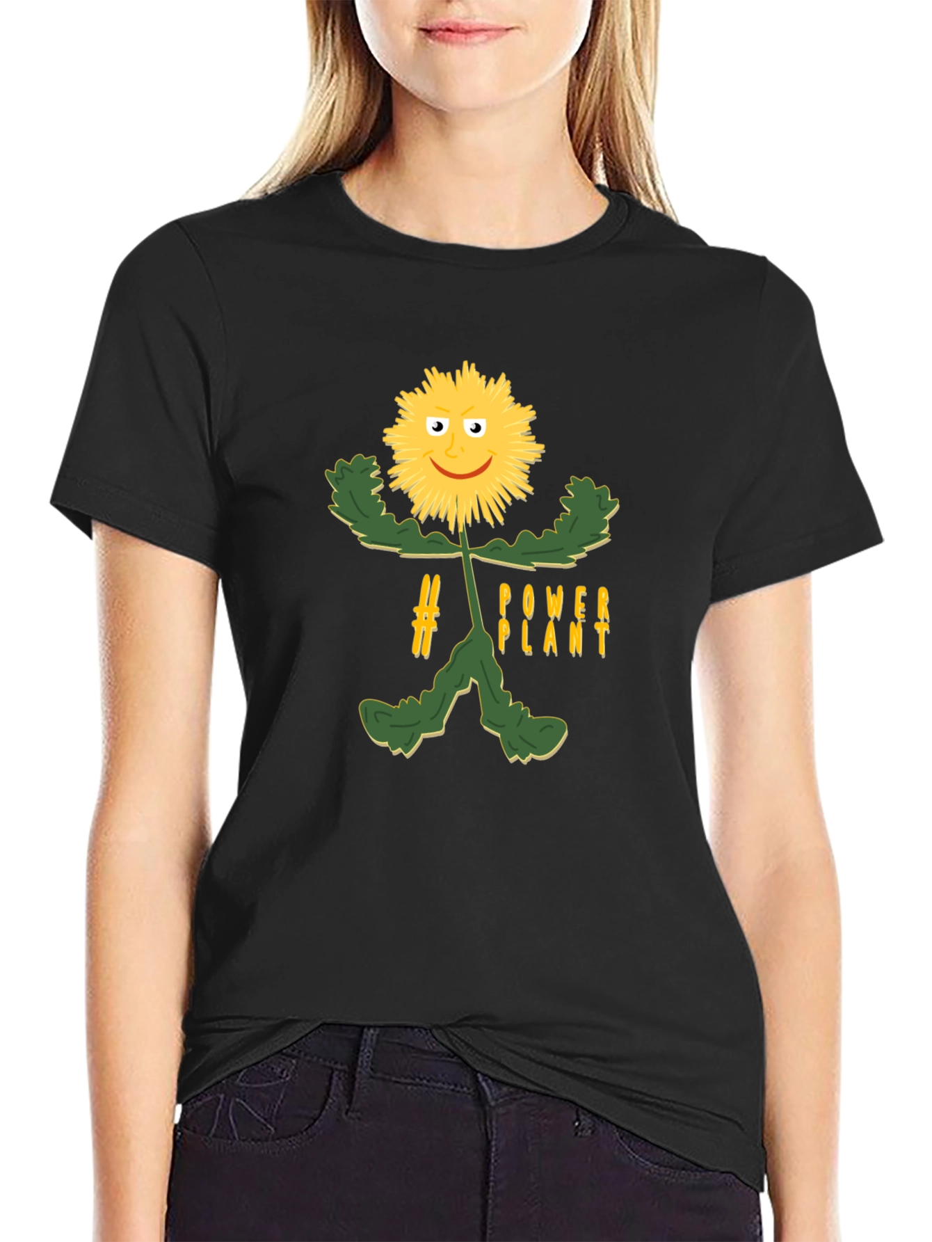 Power Plant Graphic Tee - Black Unisex T-Shirt
