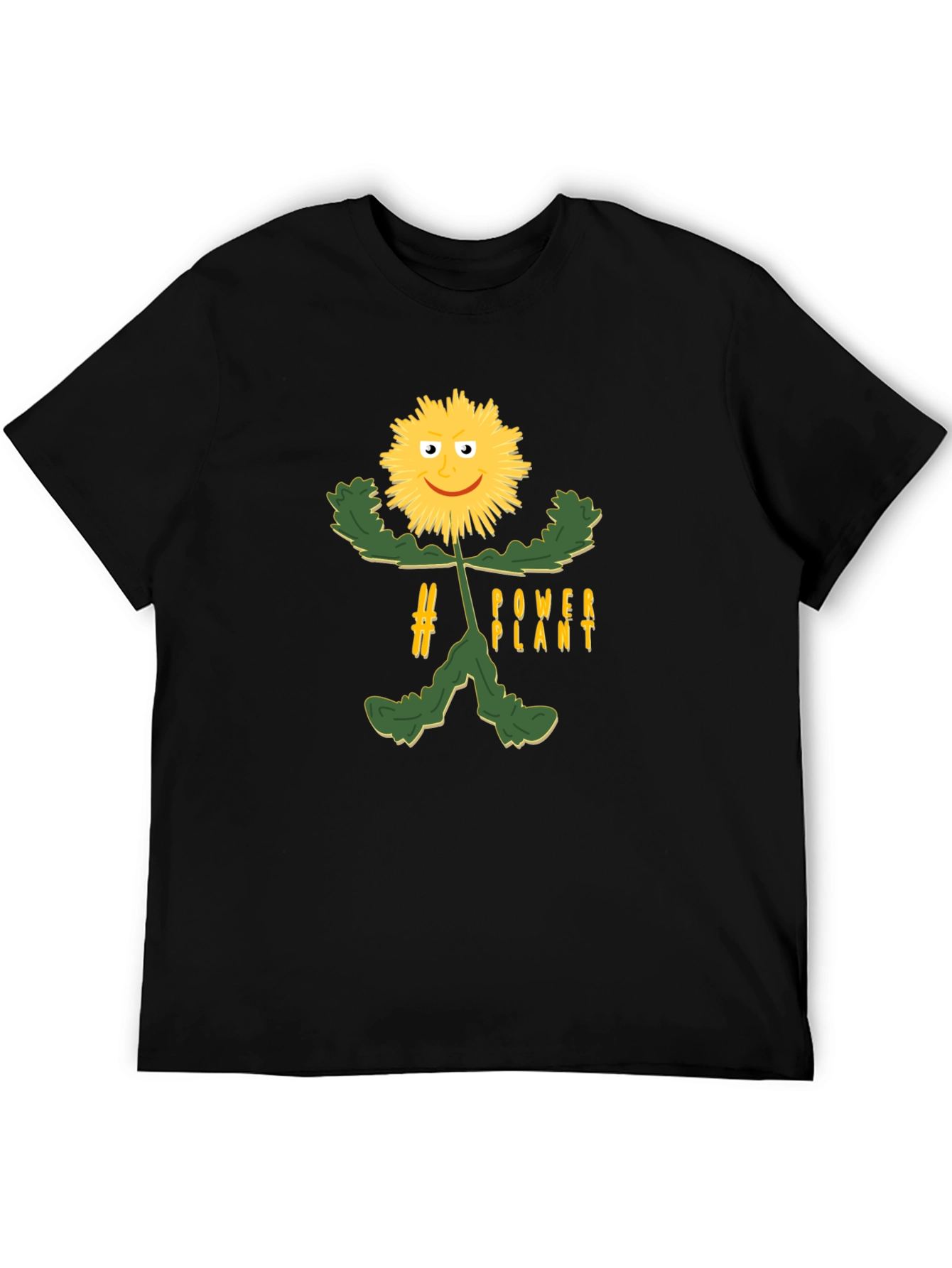 Power Plant Graphic Tee - Black Unisex T-Shirt