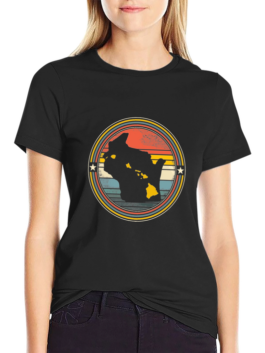 Retro Hawaii Islands T-Shirt