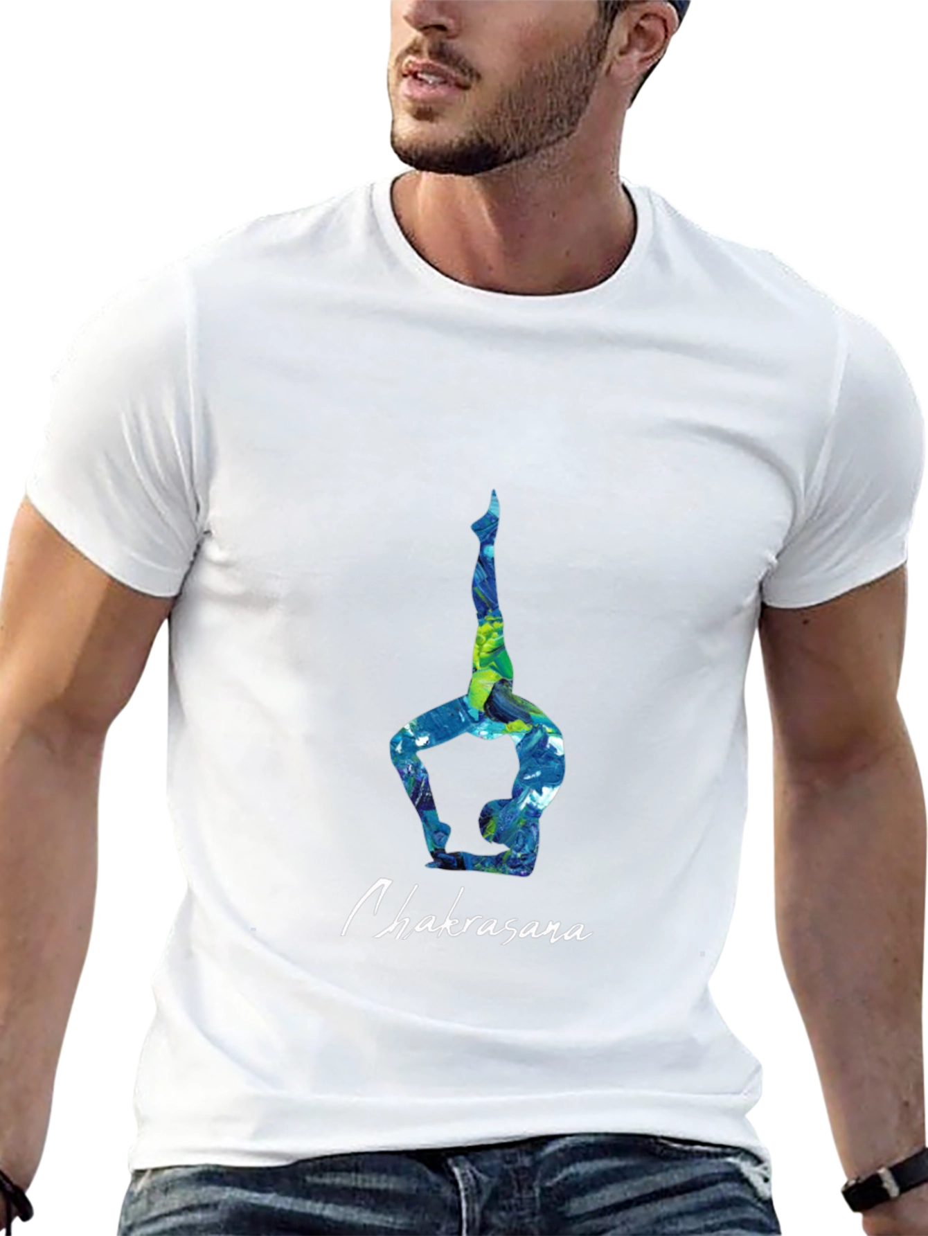 Chakrasana Yoga Pose Graphic Tee