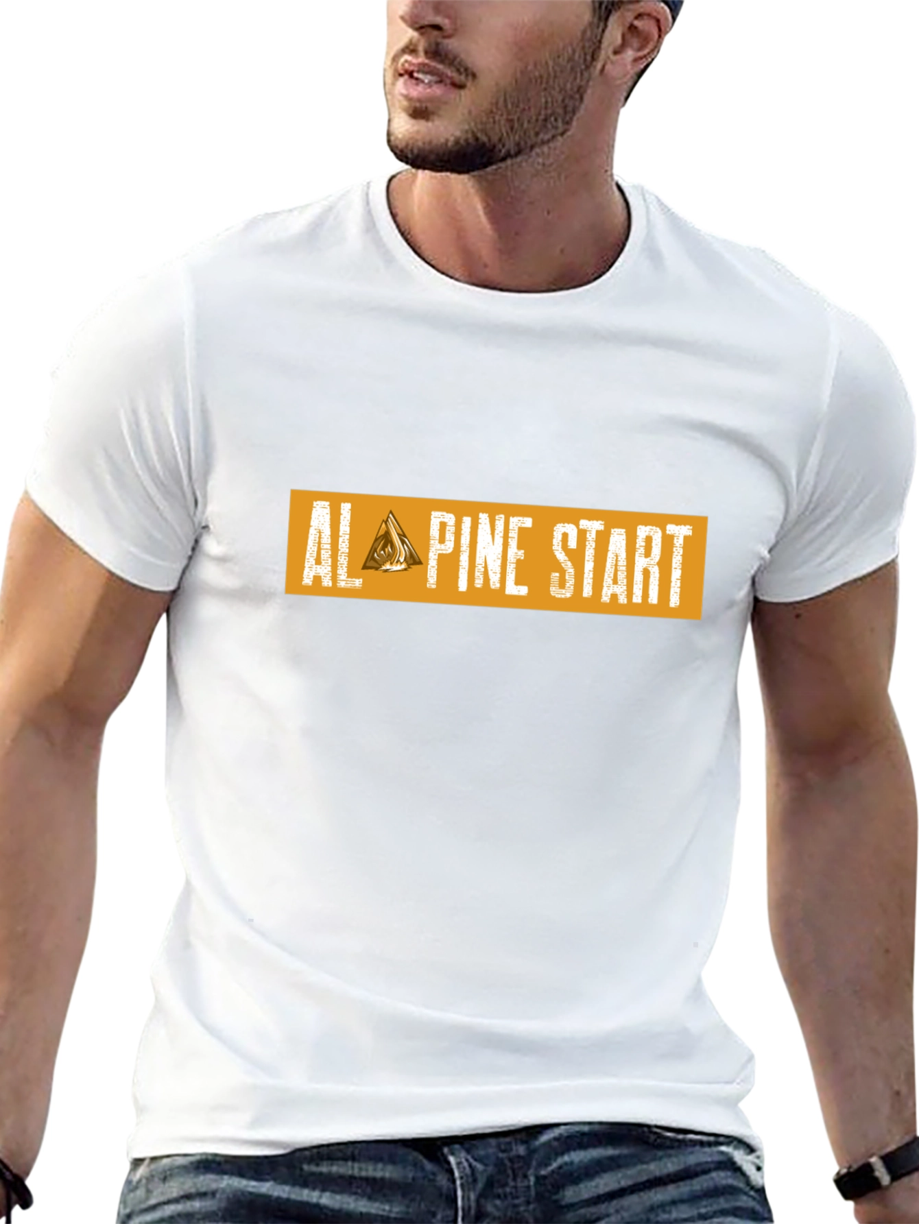 Alpine Start Graphic Tee - Black