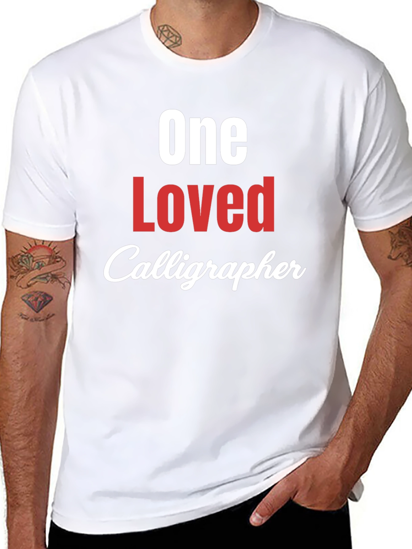 One Loved Calligrapher Graphic T-Shirt