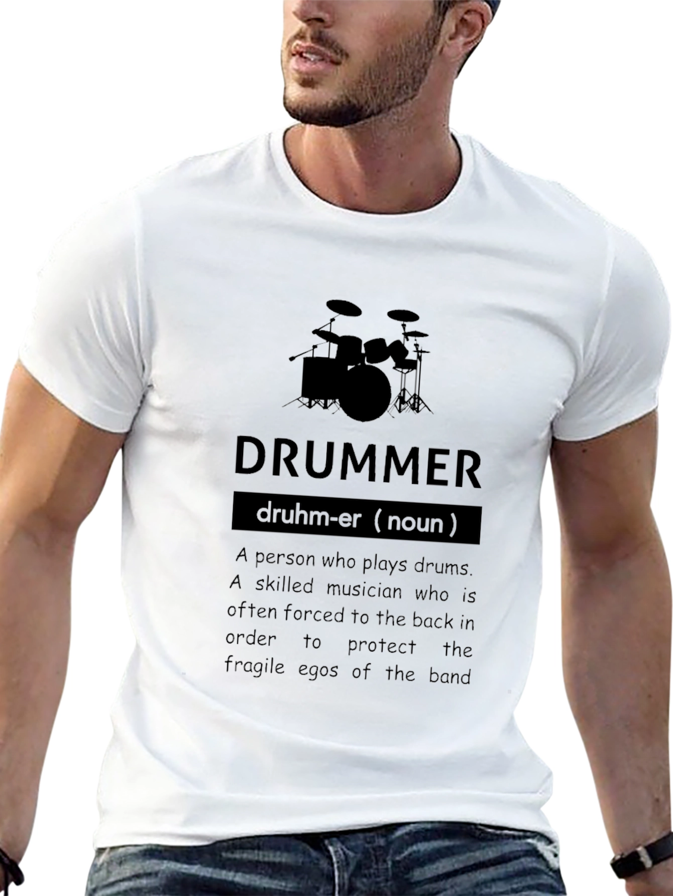 Drummer Definition T-Shirt - Musician Gift