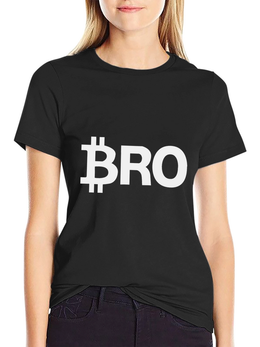 Bitcoin BRO Black T-Shirt - Crypto Enthusiast Tee