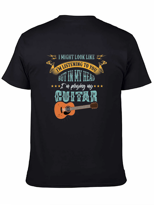 Guitar Player Graphic Tee - Music Lover T-Shirt
