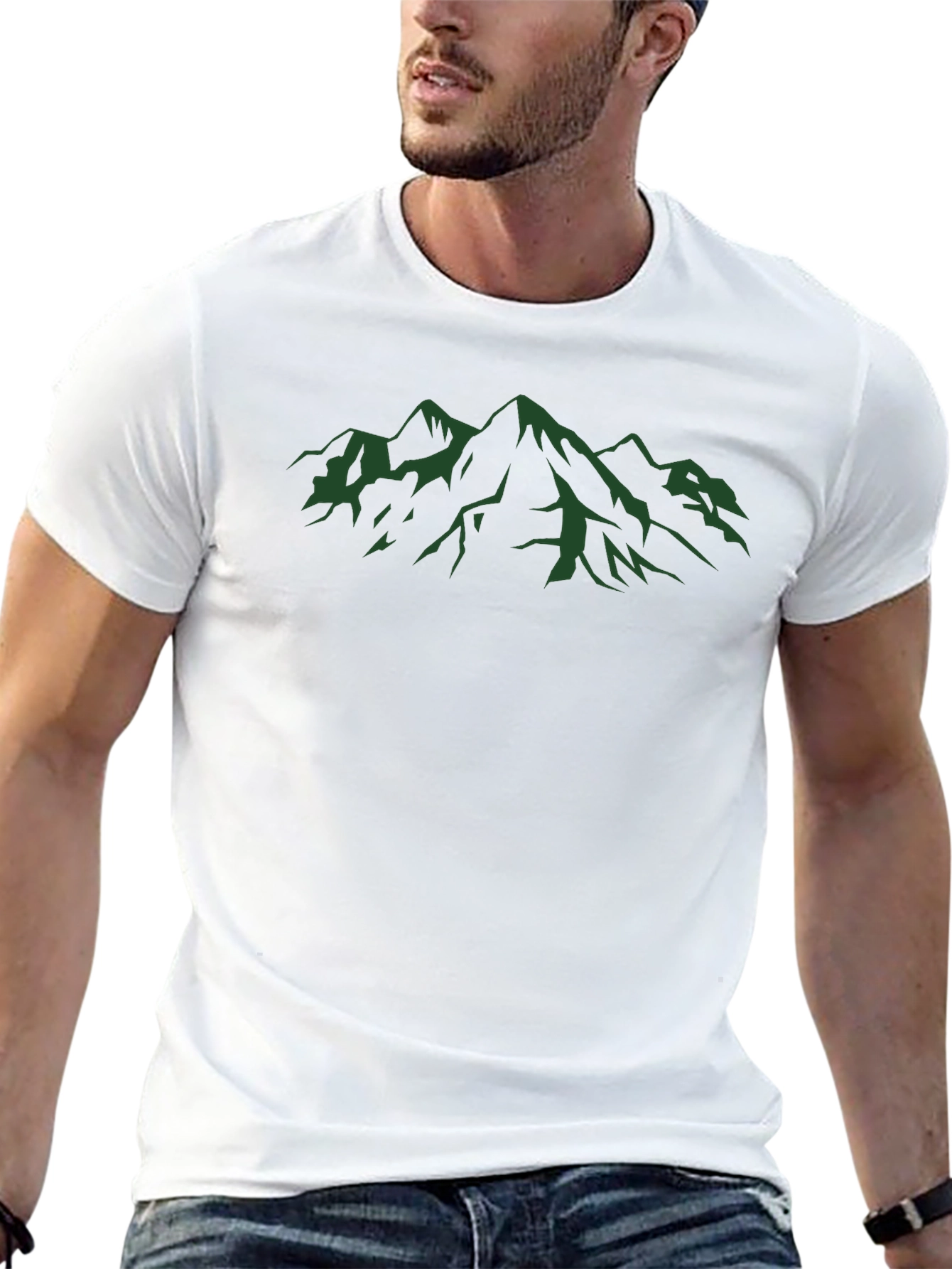Mountain Peak Graphic Tee - Nature Inspired Design