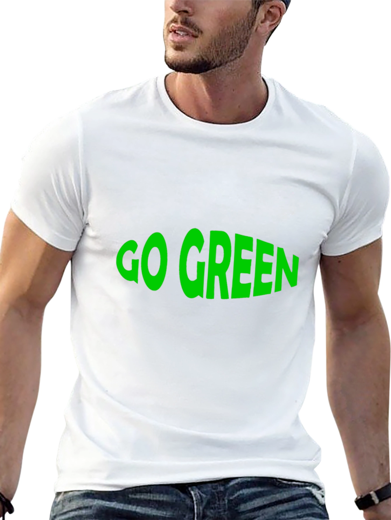 Go Green T-Shirt - Eco-Friendly Statement Tee