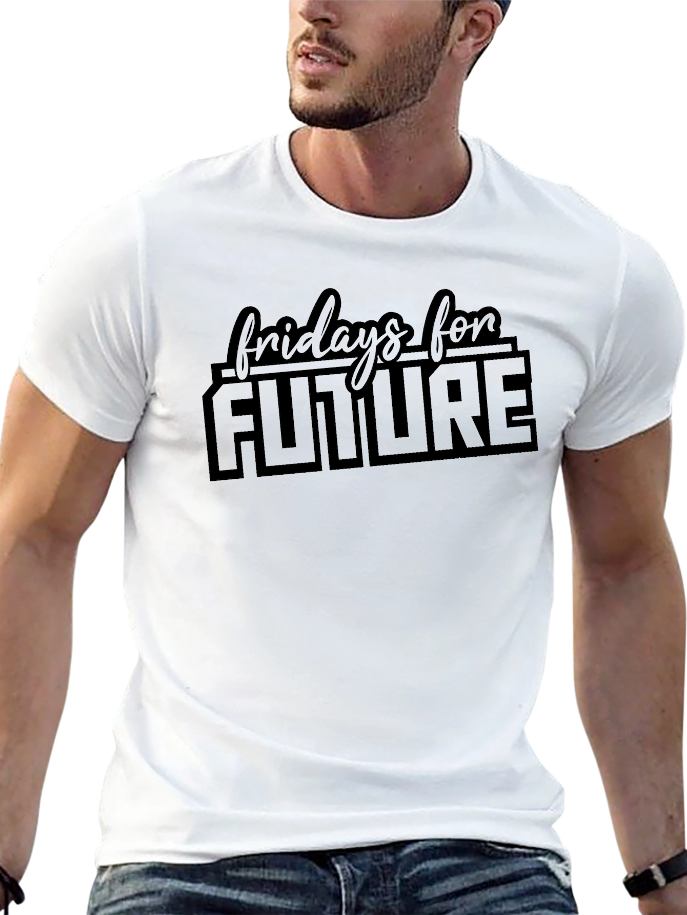 Fridays for Future Black T-Shirt