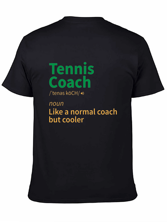 Tennis Coach Definition Graphic Tee - Cool & Comfy