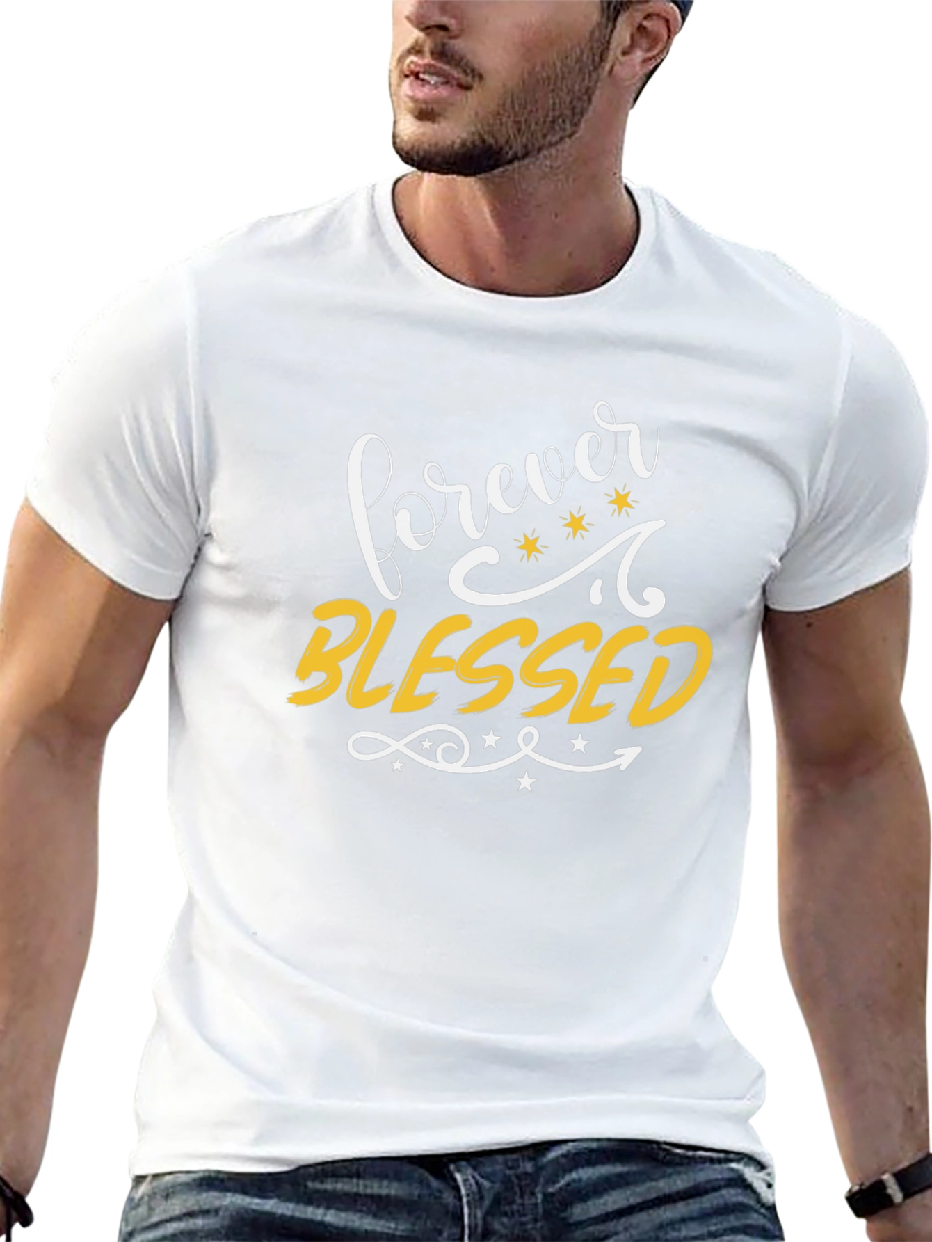Forever Blessed Graphic Tee - Stylish Christian Apparel