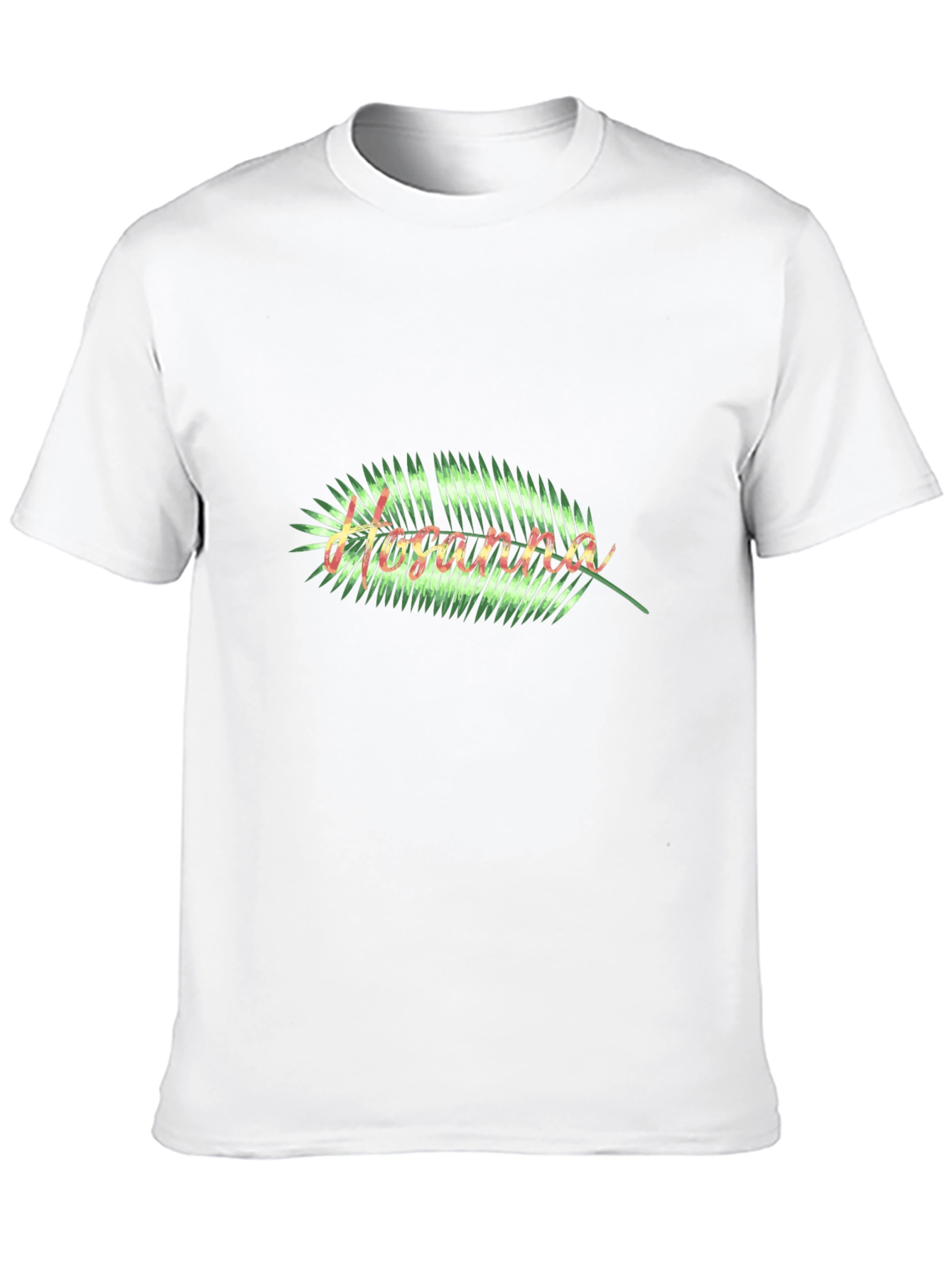 Hosanna Palm Leaf Graphic Tee - Black Casual Shirt