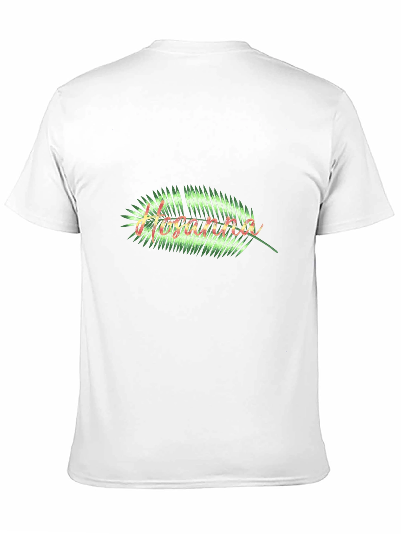 Hosanna Palm Leaf Graphic Tee - Black Casual Shirt
