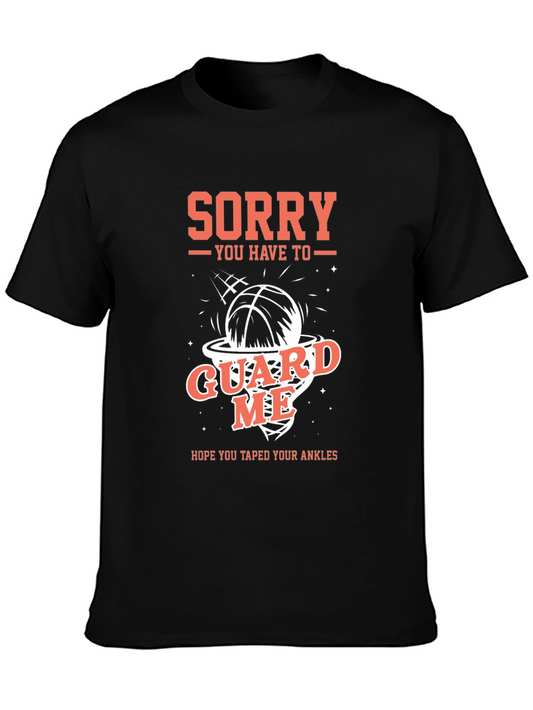Sorry Guard Me Basketball Graphic Tee