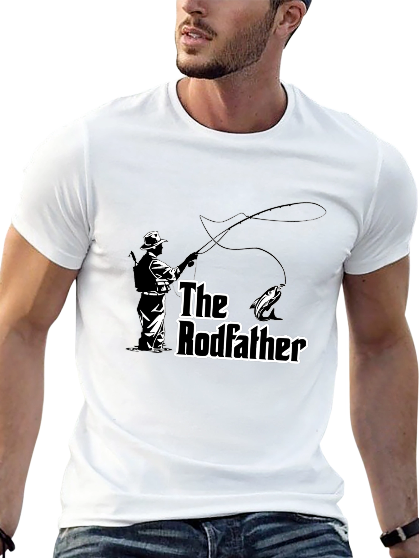 The Rodfather Fishing T-Shirt - Angler Gift