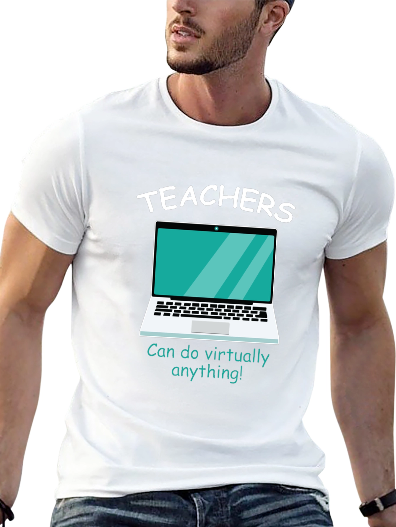 Teachers Can Do Virtually Anything Black T-Shirt
