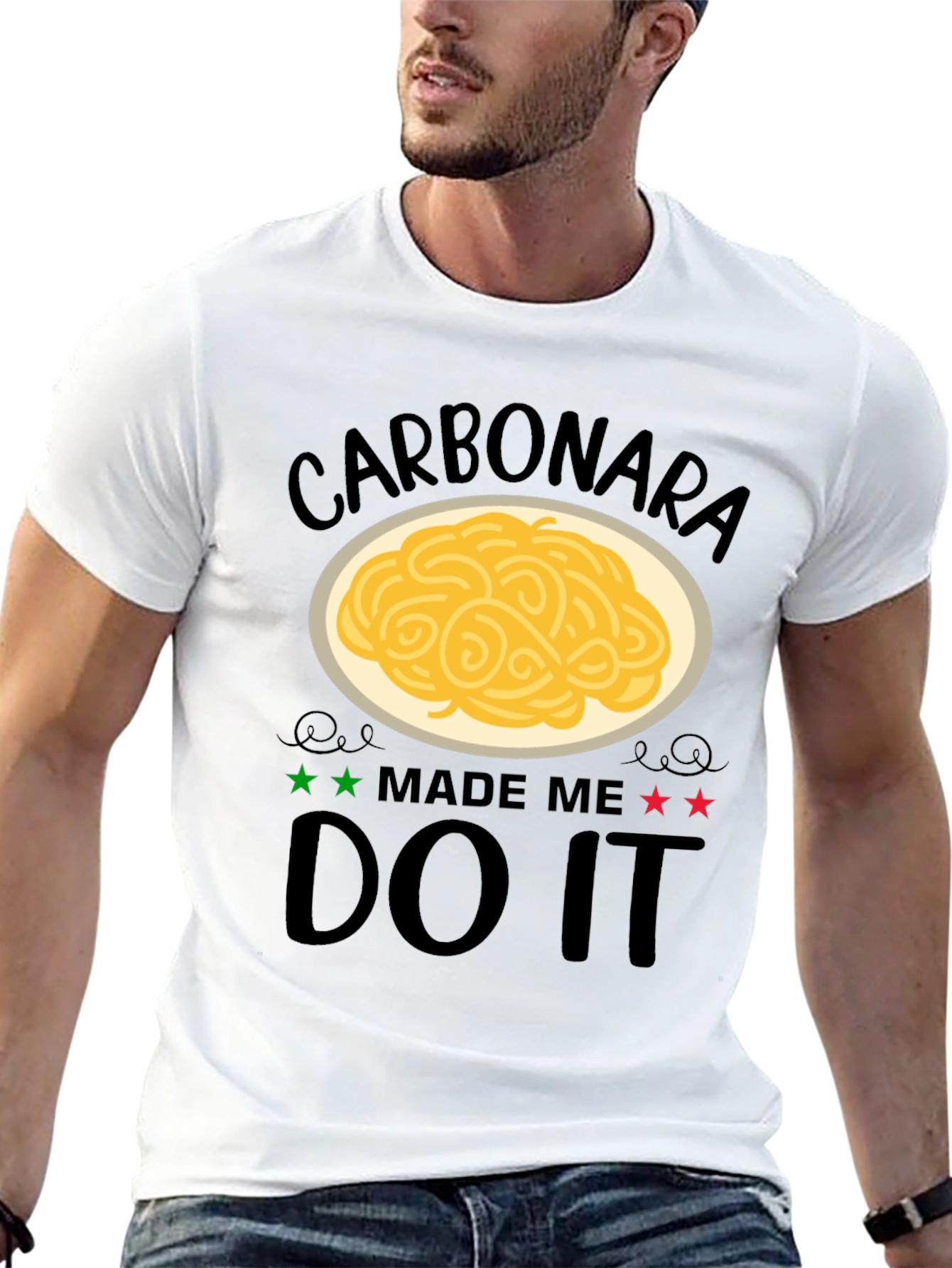 Carbonara Made Me Do It T-Shirt