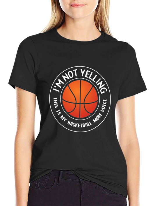 Basketball Mom Voice Graphic Tee