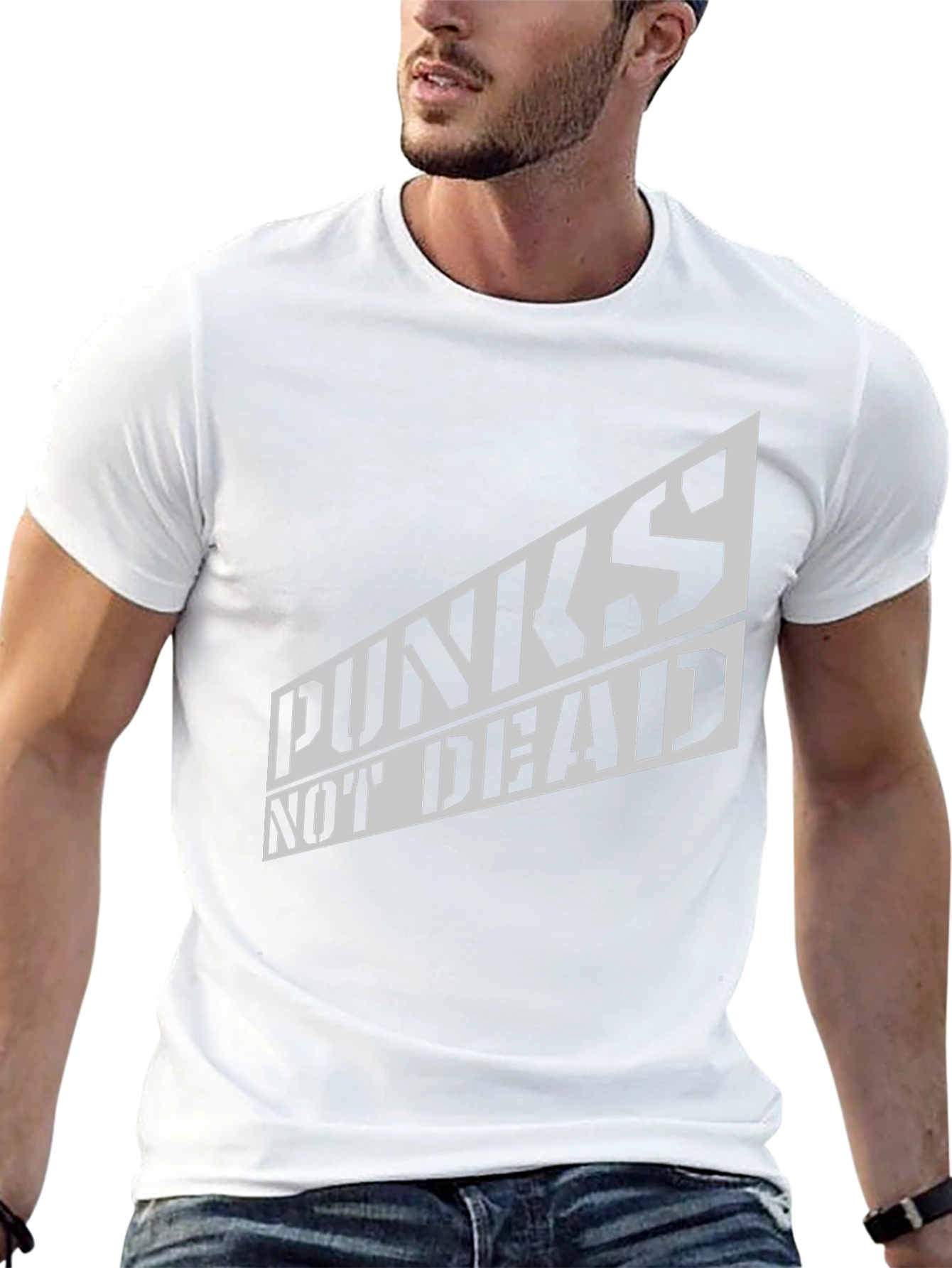 Punks Not Dead Graphic Black T-Shirt