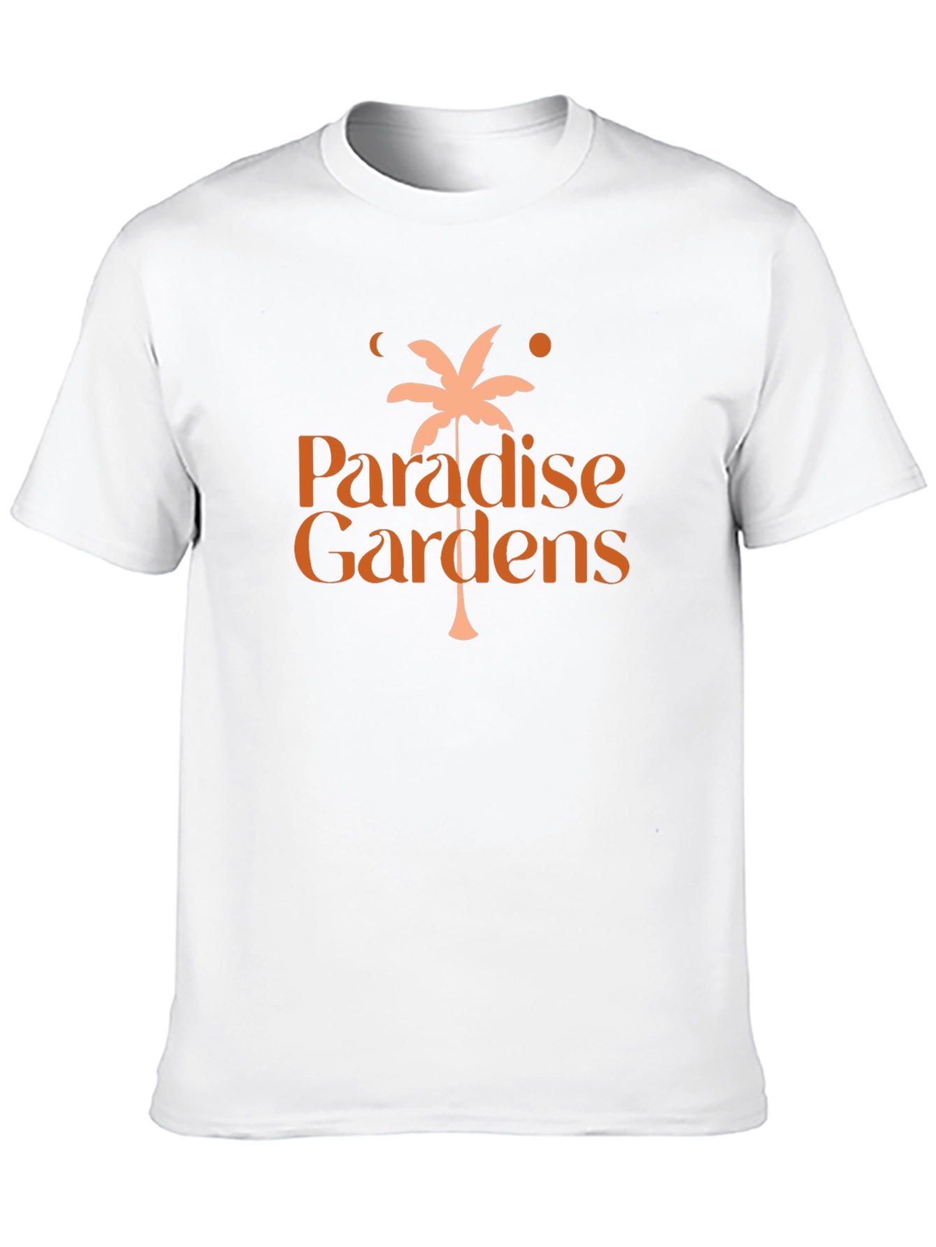 Paradise Gardens Black Graphic T-Shirt