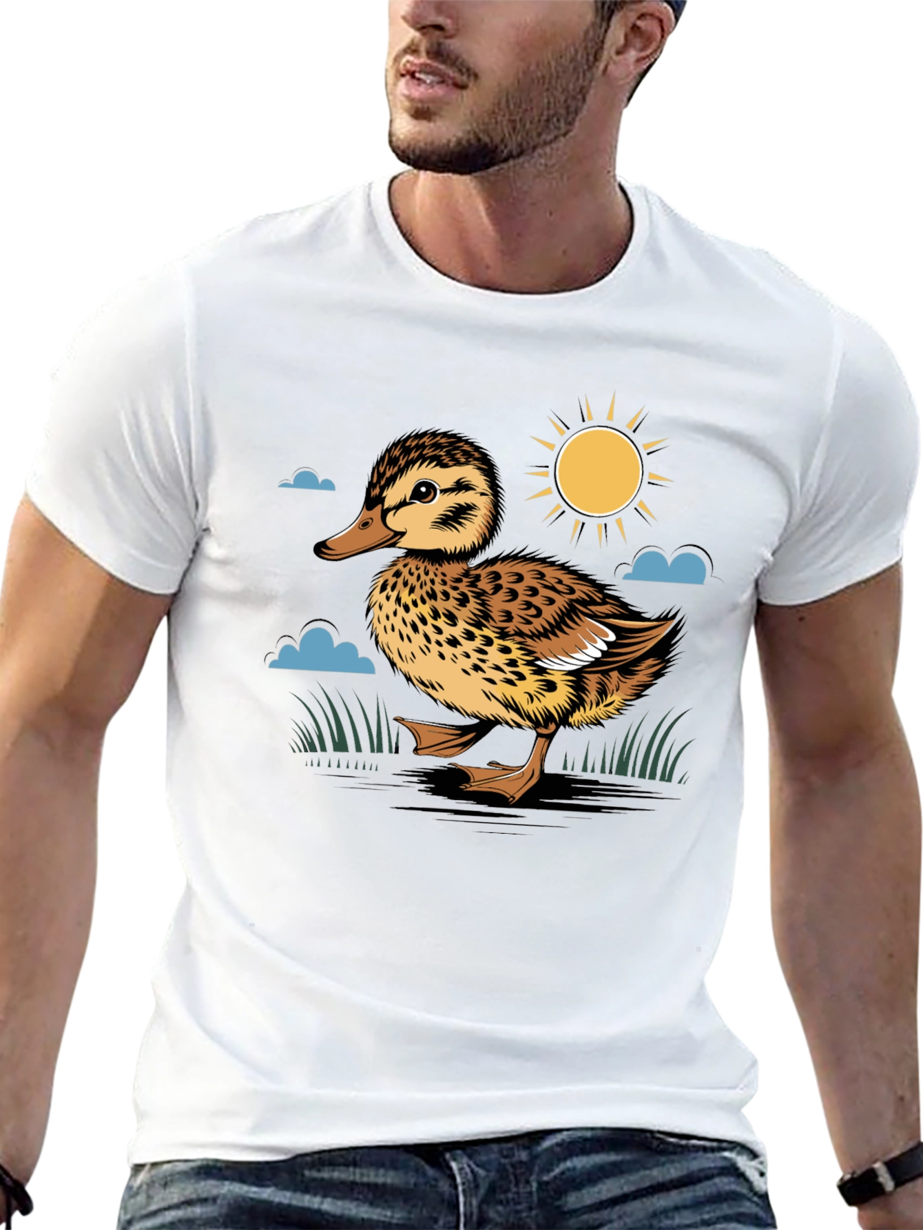 Duckling Graphic Print Tee