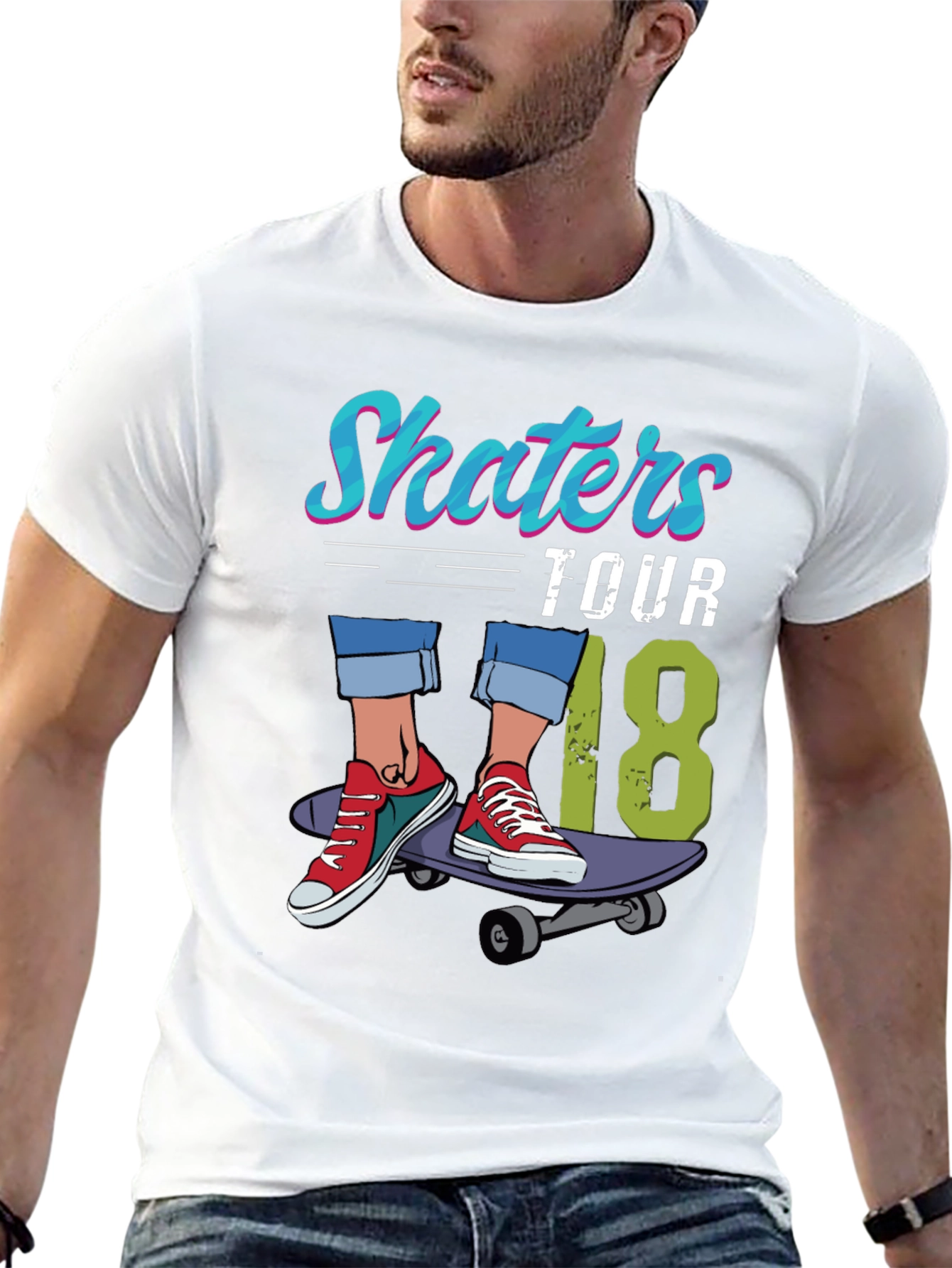 Skaters Tour Graphic T-Shirt