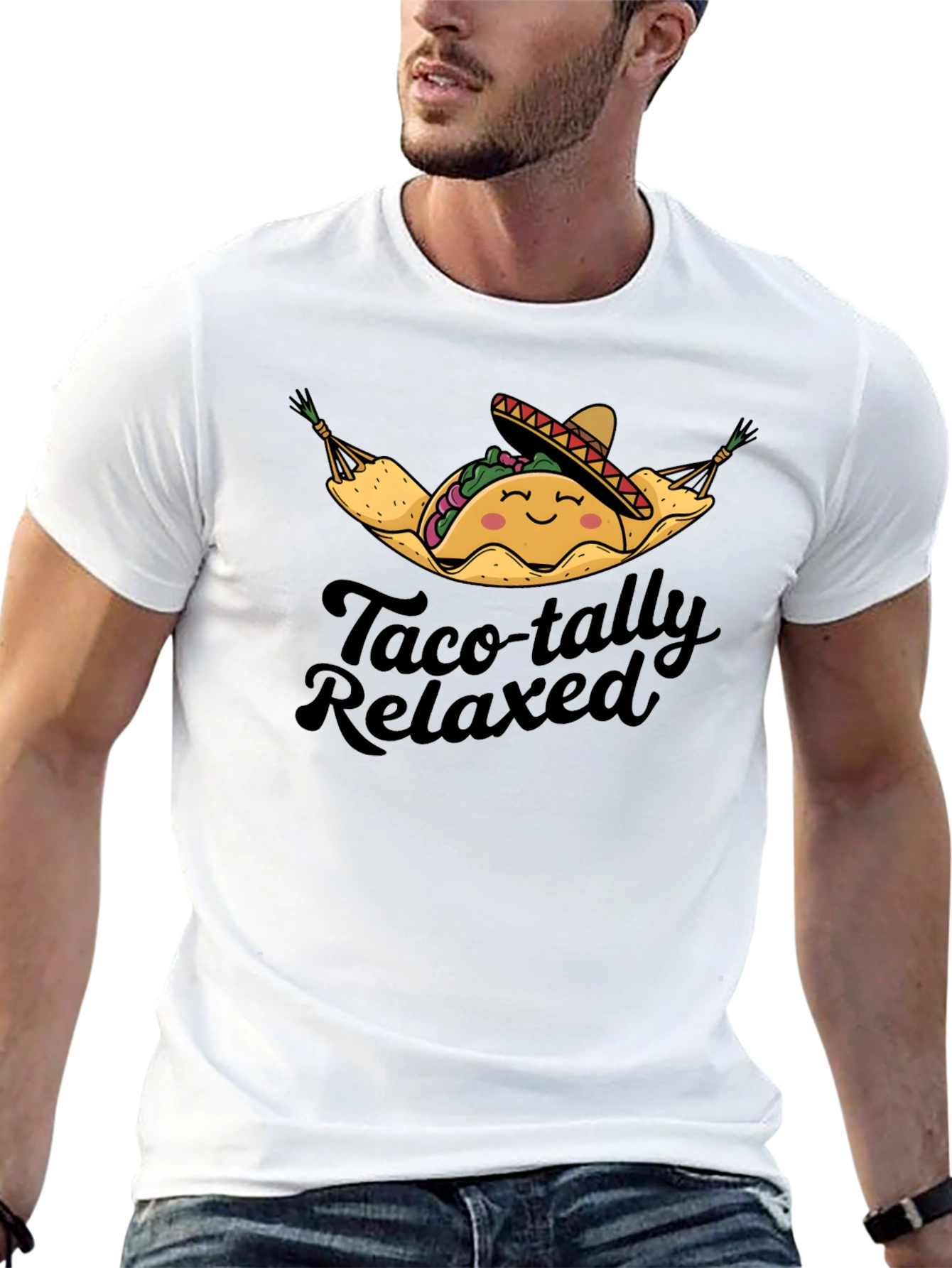 Taco-tally Relaxed T-Shirt - Funny Graphic Tee