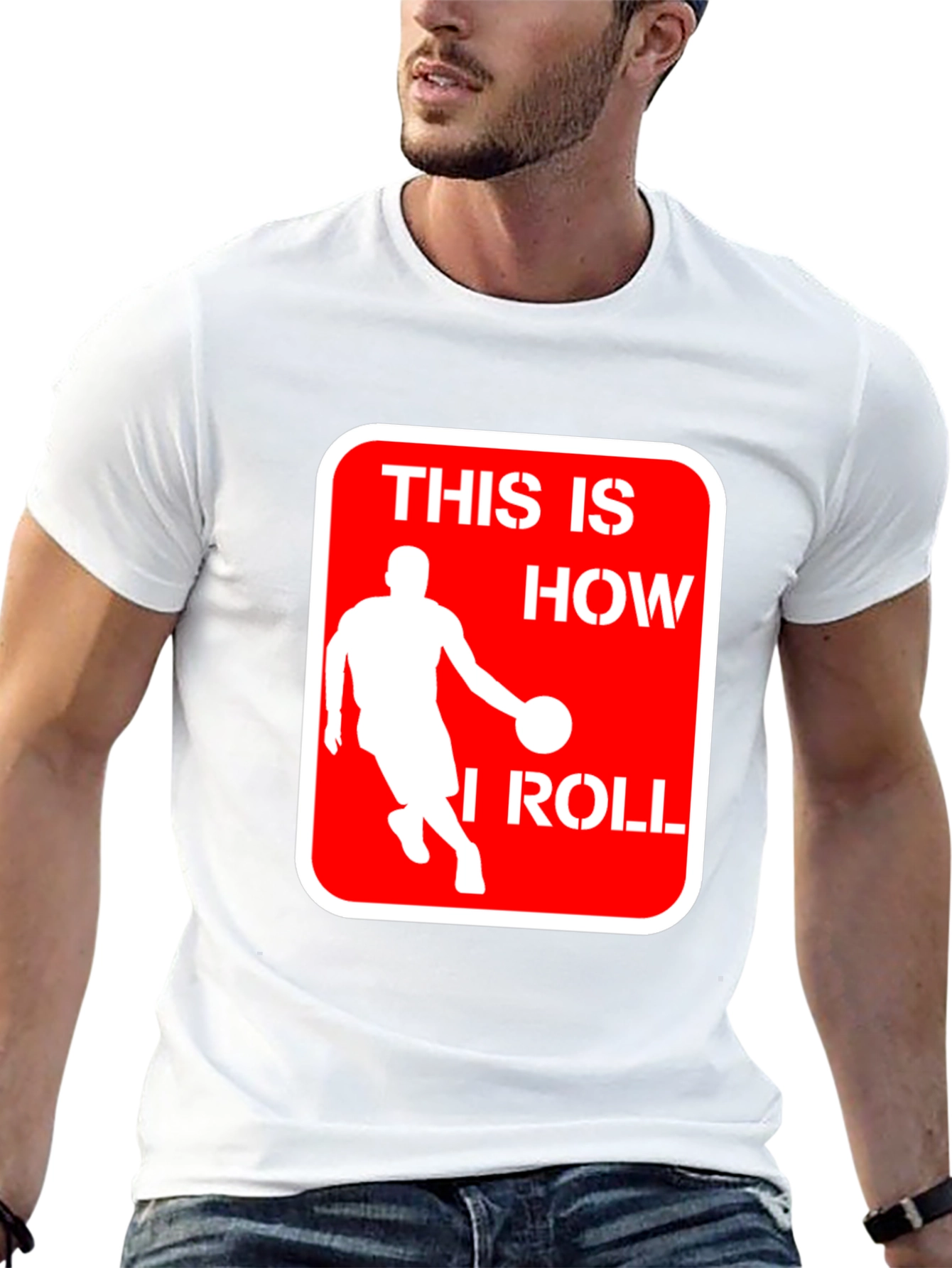 Basketball Player This is How I Roll Black T-Shirt