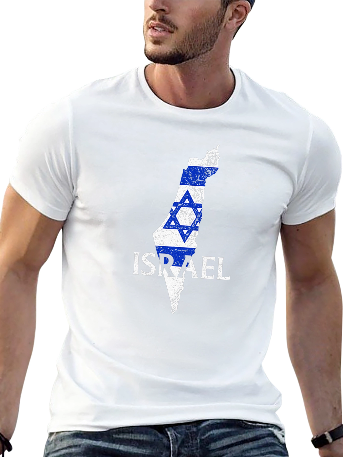 Israel Map Star T-Shirt